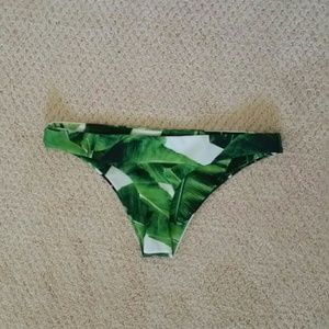 Stone Fox Banana Leaf bikini bottom
